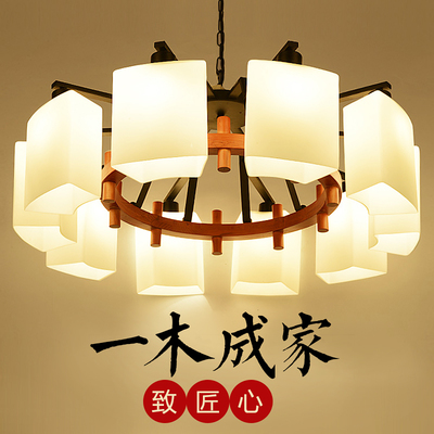 融合传统与现代 新中式实木吊灯的美学与应用